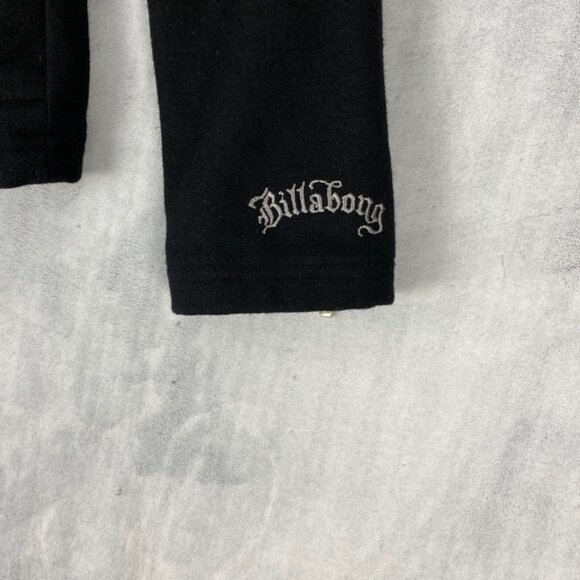 Billabong Black Wool Feel Jacket With Removable Sherpa Lining Womens Small - Picture 7 of 12